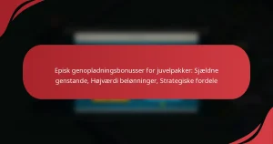Episk genopladningsbonusser for juvelpakker: Sjældne genstande, Højværdi belønninger, Strategiske fordele