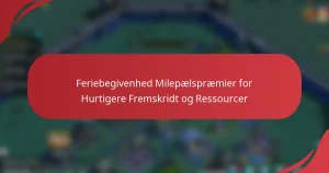 Feriebegivenhed Milepælspræmier for Hurtigere Fremskridt og Ressourcer