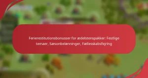 Ferierestitutionsbonusser for ædelstenspakker: Festlige temaer, Sæsonbelønninger, Fællesskabsfejring