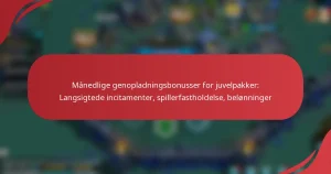 Månedlige genopladningsbonusser for juvelpakker: Langsigtede incitamenter, spillerfastholdelse, belønninger