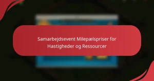 Samarbejdsevent Milepælspriser for Hastigheder og Ressourcer